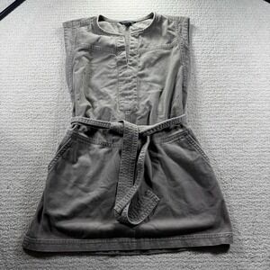 Banana Republic Denim Shift Belted Dress Size Large